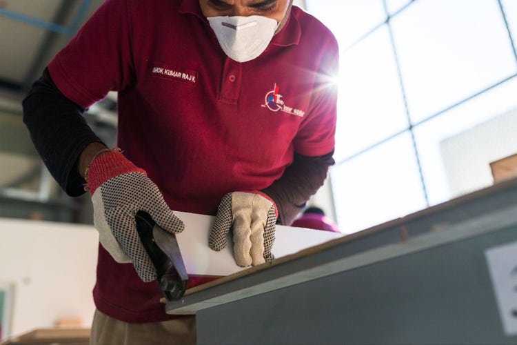 Surface cutting process