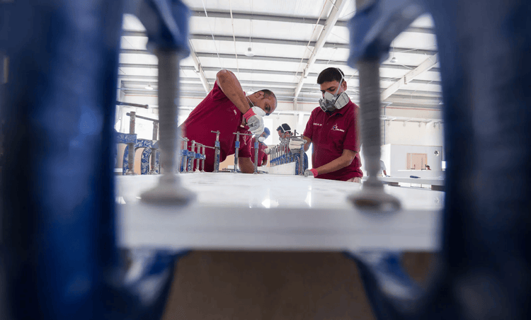 Professional fabrication of premium solid surfaces and high-quality stone products for residential and commercial projects across the UAE.